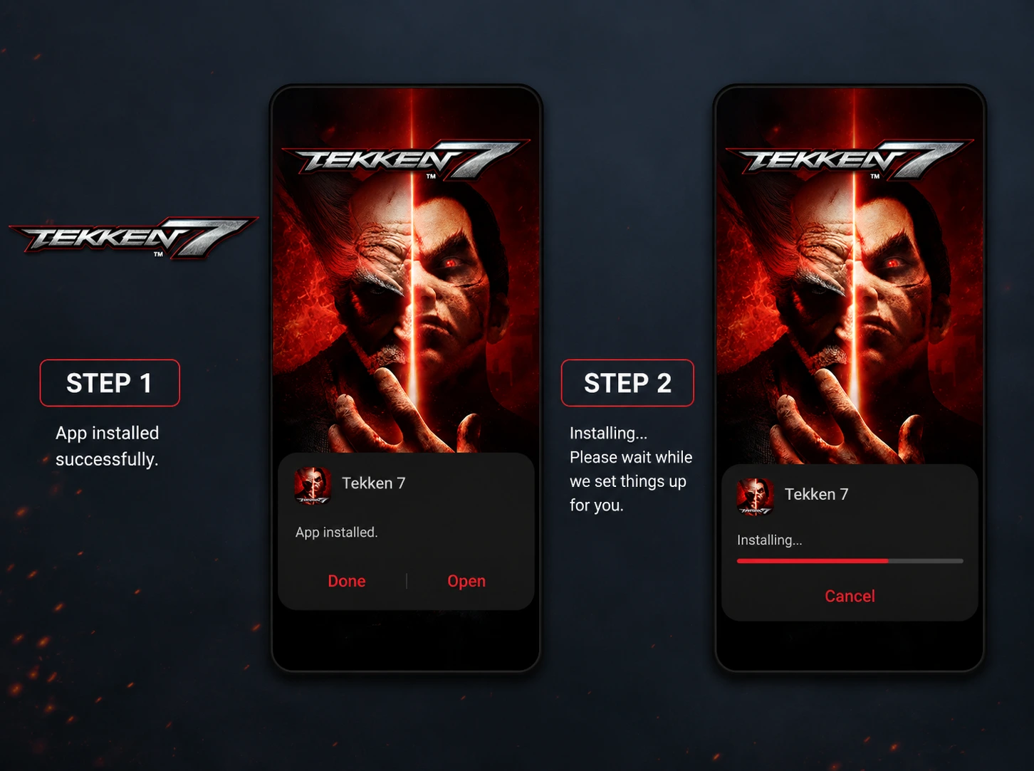 Tekken 7 APK installation guide Android